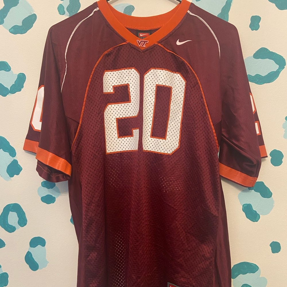 Nike Virginia Tech Football Jersey Vintage Kids XL
